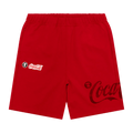 AAPE x Coca Cola Sweat Shorts "Red/Light"