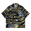 AAPE Printed Short Sleeve Shirt "Blue/Yellow"