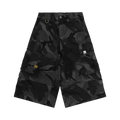 AAPE Camo Cargo Shorts "Black/Multicolor"