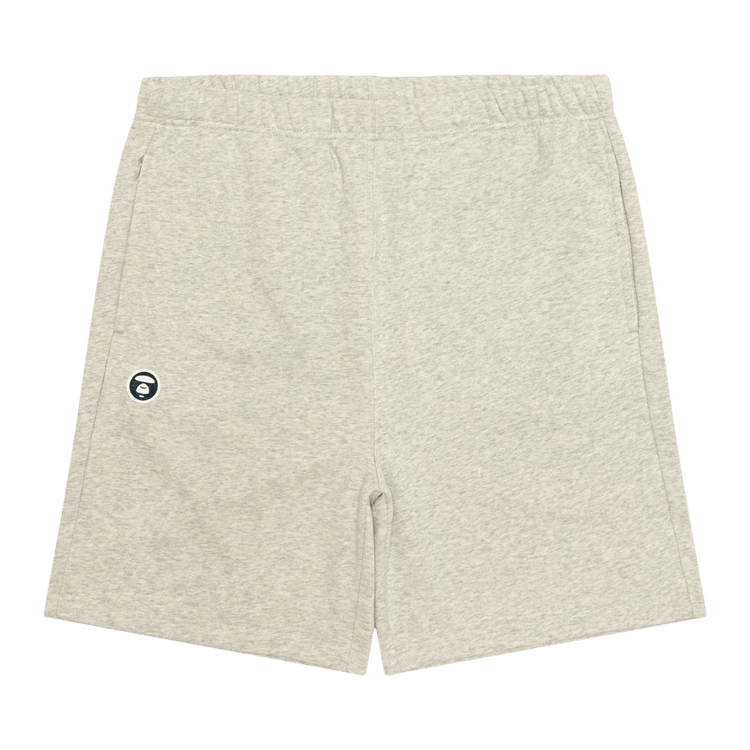 AAPE AAPENOW Moonface Sweat Shorts "White/Heather"