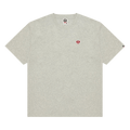 AAPE AAPENOW Heart Moonface Tee "White/Heather"