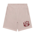 AAPE Moonface Sweat Shorts "Ivory"