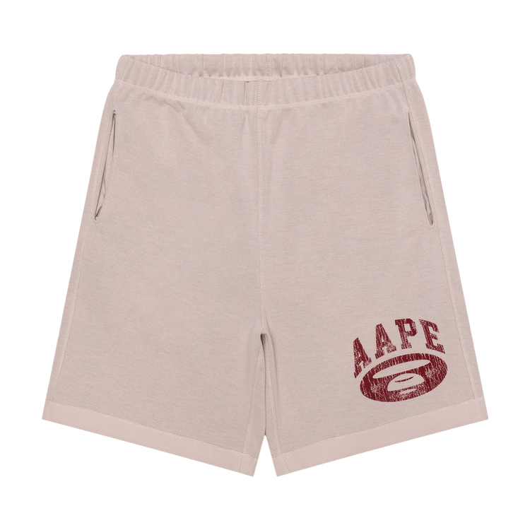 AAPE Moonface Sweat Shorts "Ivory"