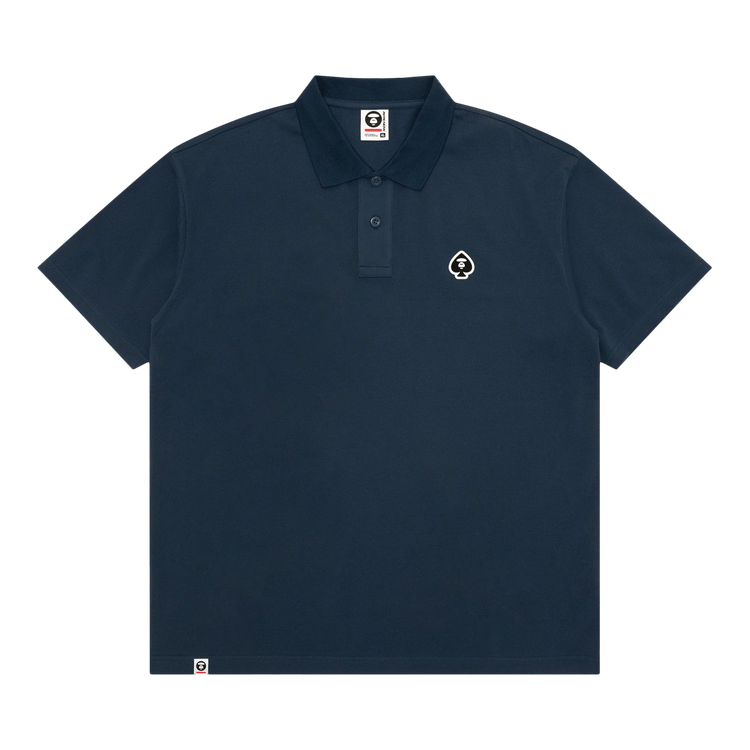 AAPE AAPENOW Spades Polo Tee "Navy"