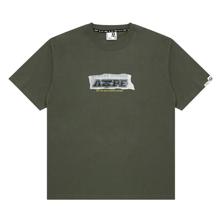 AAPE AAPEUNVS Unvs Graphic Tee "Khaki/Grey"