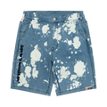 AAPE AAPEUNVS Unvs Splatter Printed Denim Shorts "Blue/Light"