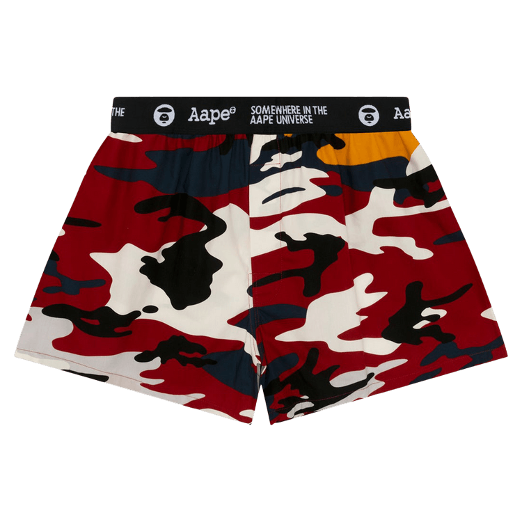 AAPE Camo Boxers "Red"