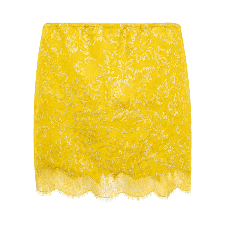 Saint Laurent Jupe "Jaune Acide"