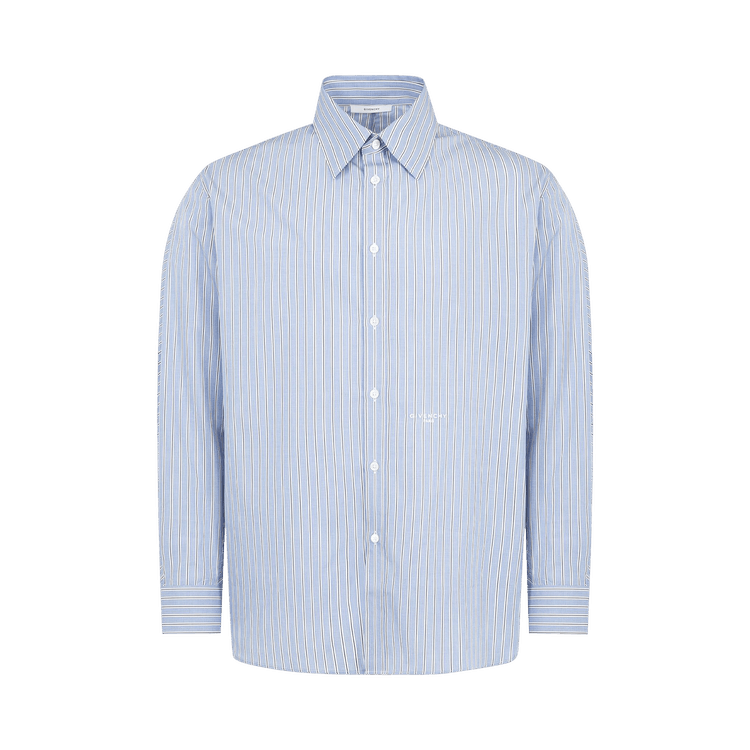 Givenchy Couture Seam Overshirt "White/Navy"