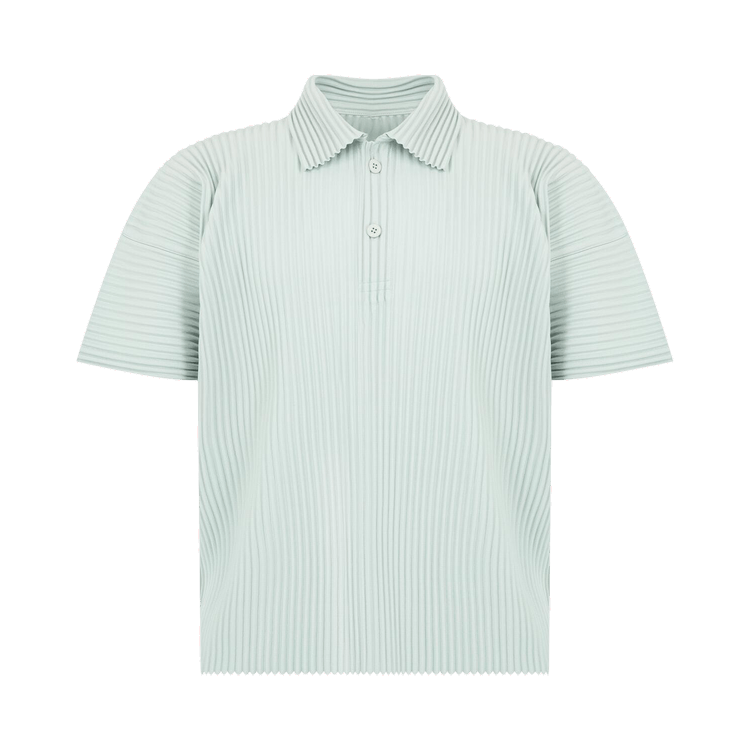 Issey Miyake Polo "Boboli Moss Ash"