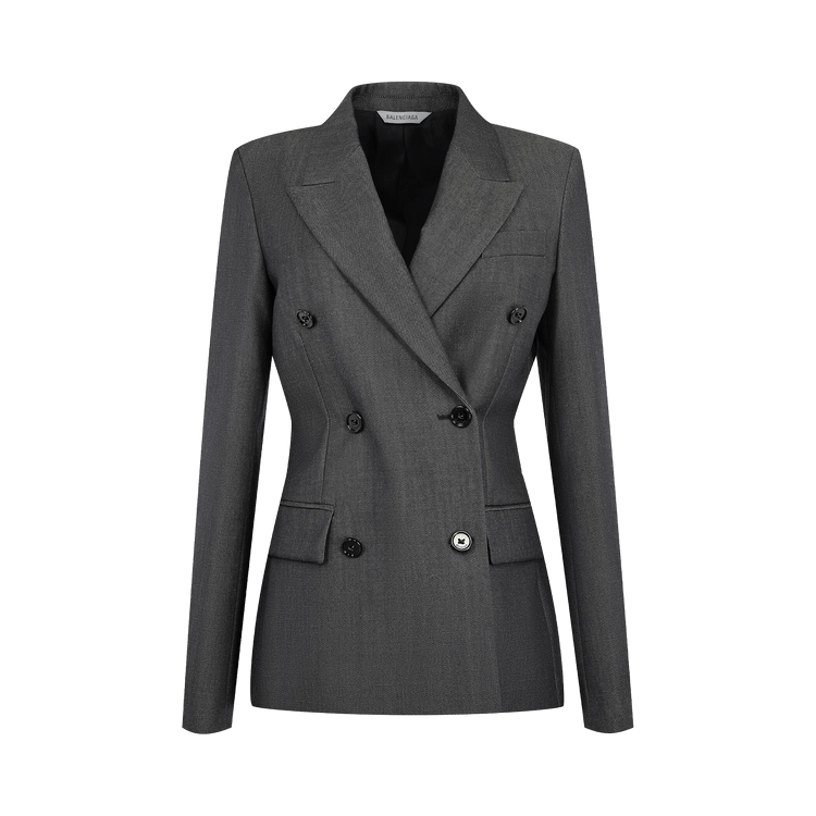 Balenciaga Double Breasted Tailored Jacket "Dark Navy"