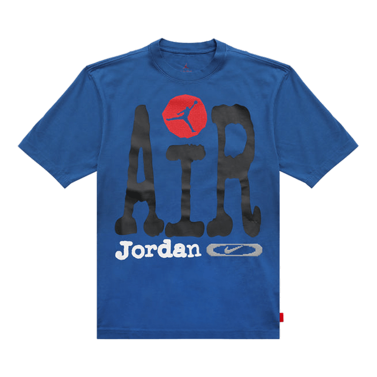 Air Jordan Graphic T-Shirt "True Blue/Black/University Red"