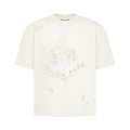 Nahmias Scribble Boxy Tee "Egg White Jersey"