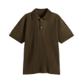 Issey Miyake Polo "Genova Metal Ocher"