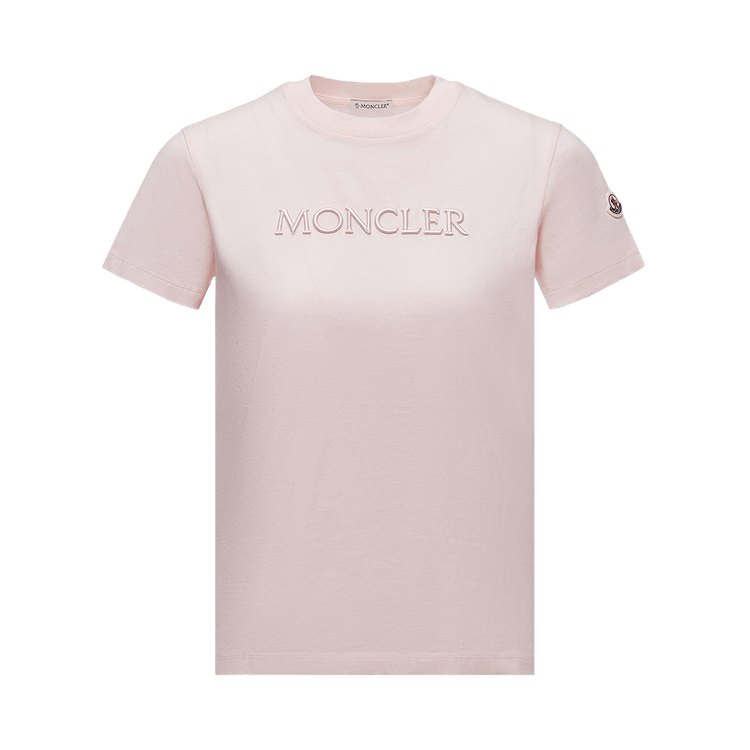 Moncler Short-Sleeve T-Shirt "Light Pink"