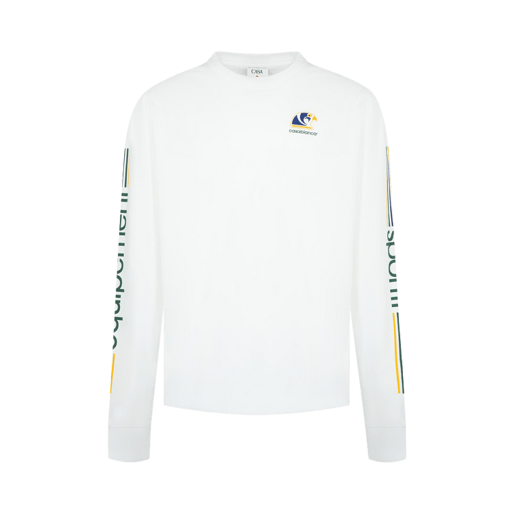 Casablanca Long-Sleeve Tee "White"