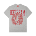 Icecream Tiger Dolla Short-Sleeve Tee "Heather Grey"