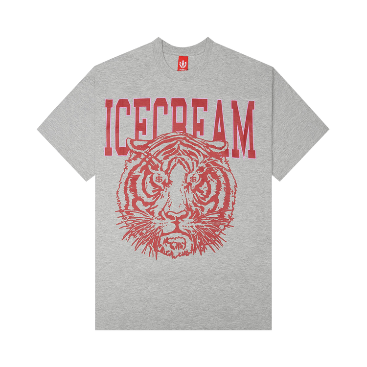 Icecream Tiger Dolla Short-Sleeve Tee "Heather Grey"