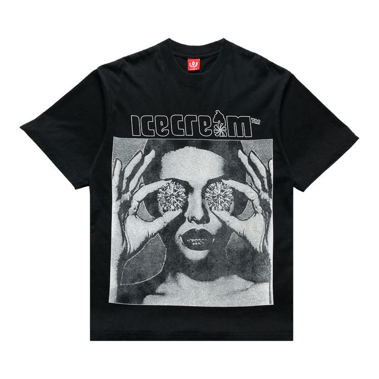 Icecream These Eyes Short-Sleeve Knit "Jet Set"