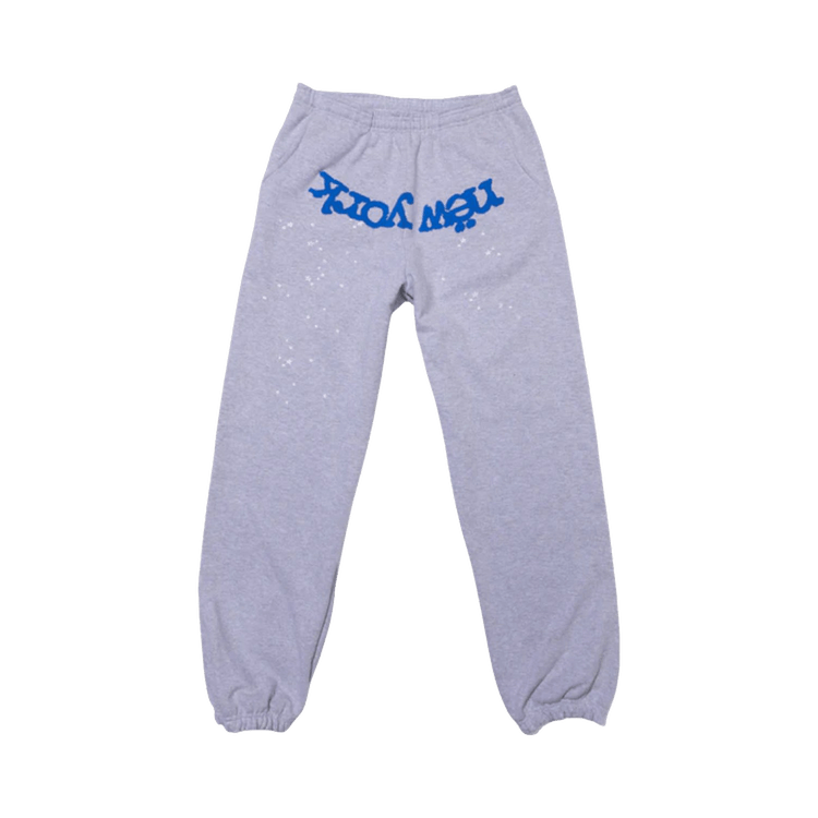 Sp5der OG Web V2 Knicks Home Sweatpants "Grey"