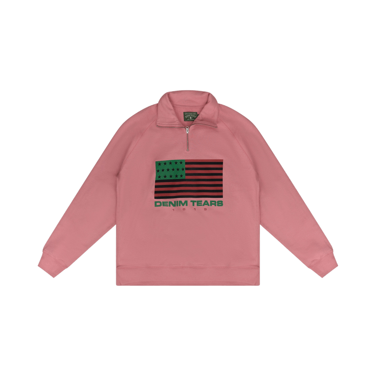 Denim Tears 1619 Quarter Zip "Pink"