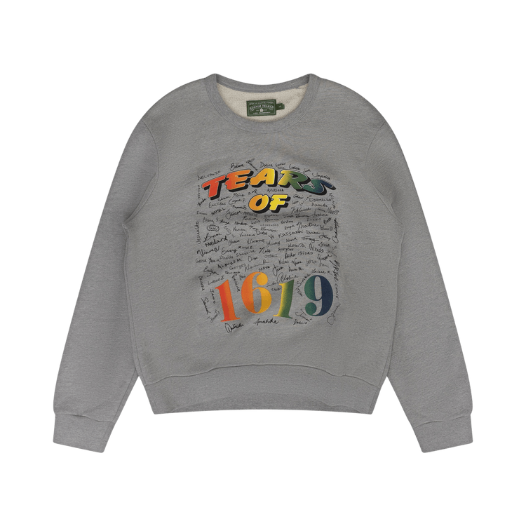 Denim Tears Tears Of 1619 Crewneck "Grey"