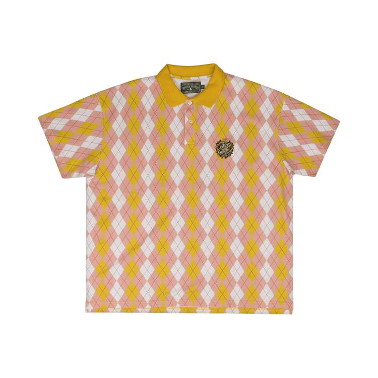 Denim Tears Intarsia Polo "Pink"
