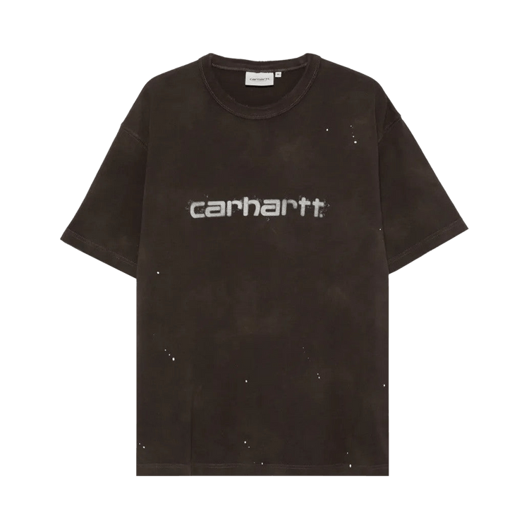 Carhartt WIP Short-Sleeve Painter T-Shirt "Tobacco (Destroy Wash, Splatter)"
