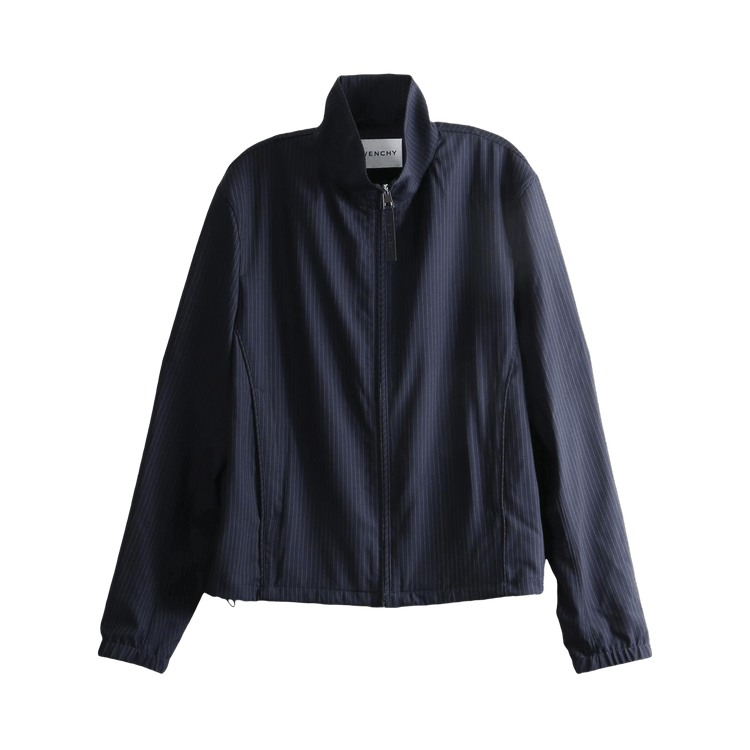Givenchy Striped Zipped Blouson "Navy"