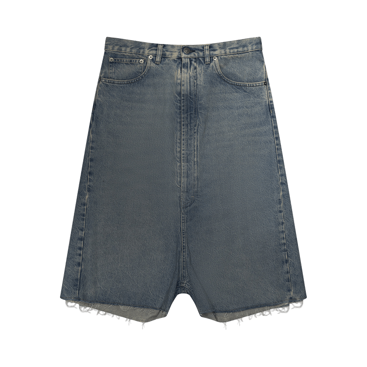 Maison Margiela Extra Long Denim Shorts "Denim/Blue"
