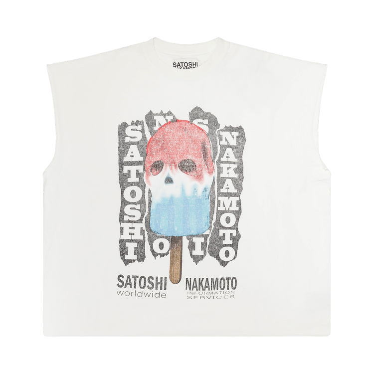 Satoshi Nakamoto Info Services Tee "White"