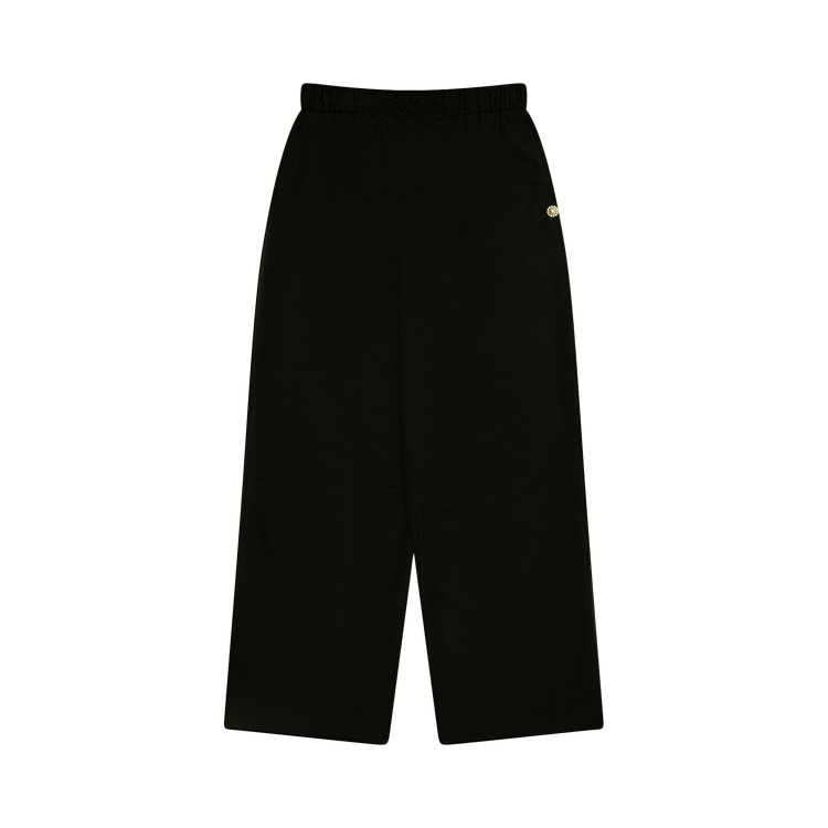 Simone Rocha Elasticated Knee Pleat Trousers W/ Daisy "Black"