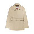 Alexander McQueen Belted Jacket "Pale Beige"