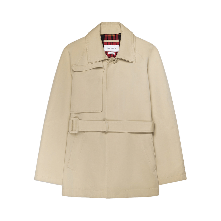 Alexander McQueen Belted Jacket "Pale Beige"