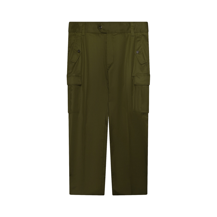Alexander McQueen Straight Leg Cargo Pants "Khaki/Green"