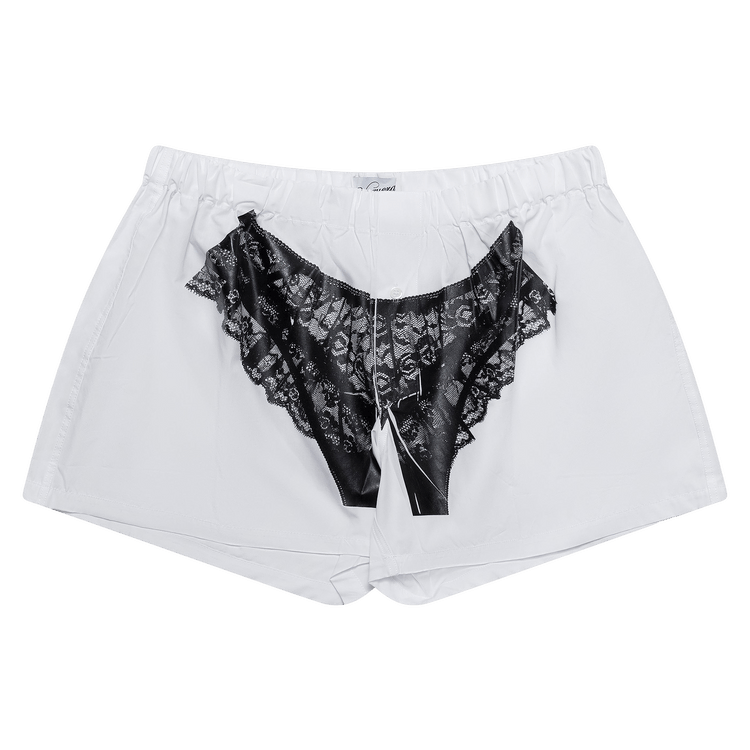 VAQUERA Trompe L"oeil Boxer Shorts "White'