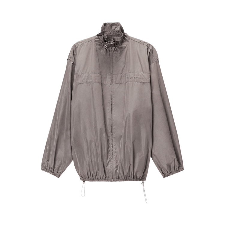 Alexander Wang Oversized Track Jacket W/ Gathered Neck "Grey"
