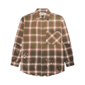Satoshi Nakamoto Patchwork Flannel "Red"