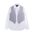 Maison Margiela Trompe L'oeil Georgette Shirt 'Cream'
