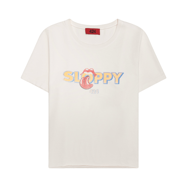 424 Sloppy Tee "White"