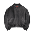 424 New Leather Bomber "Black"
