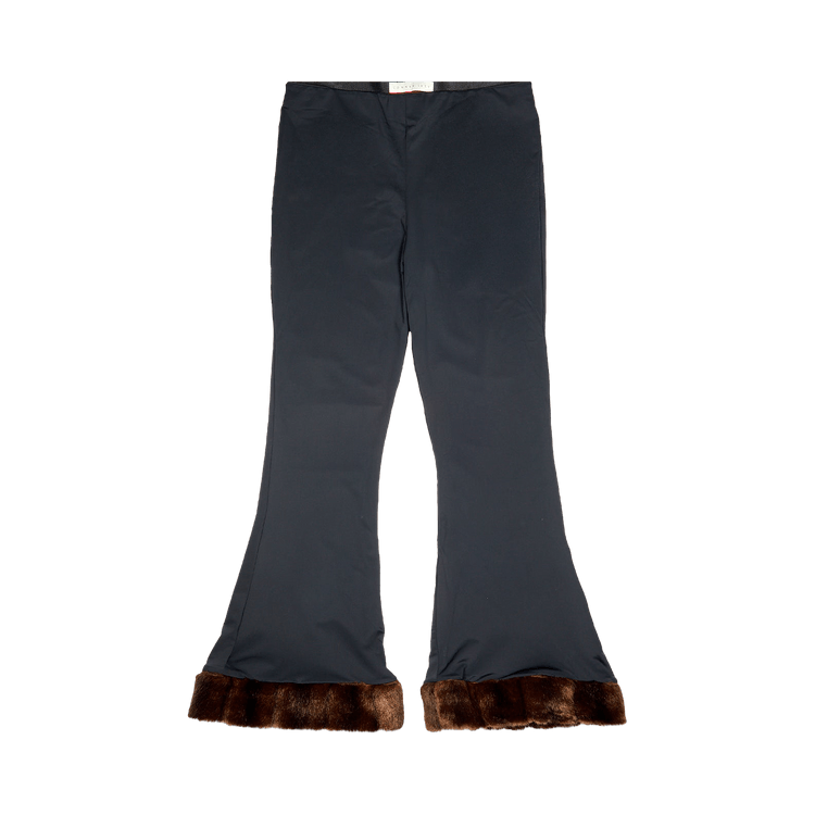 Conner Ives Recycled Spandex And Faux Mink
Trouser "Black"