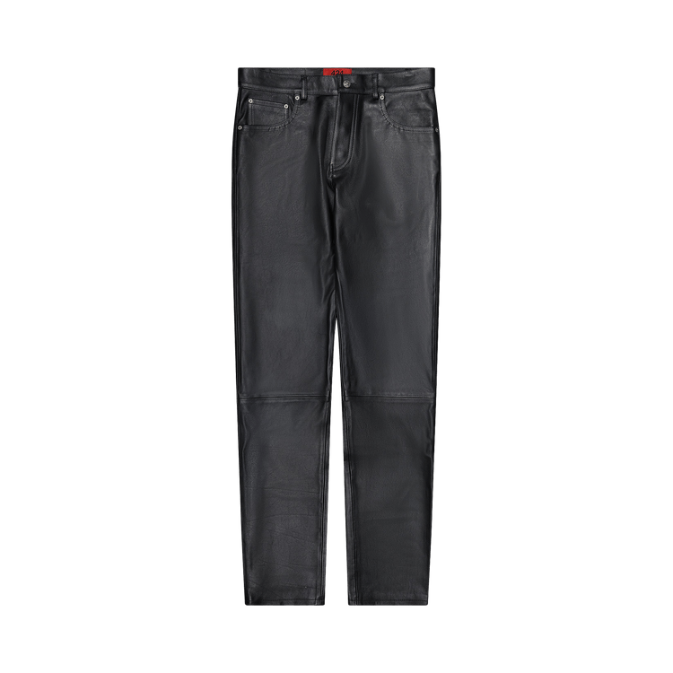 424 Skinny Leather Pant "Black"