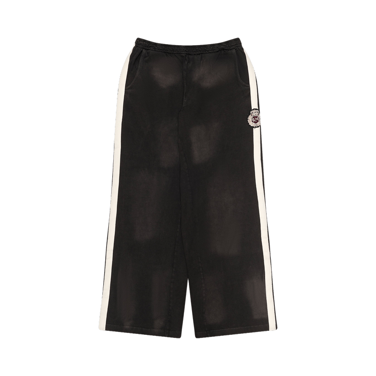 424 Striped Ripped Sweatpants "Black"