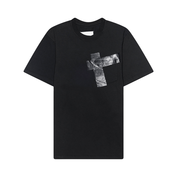 Maison Margiela Pocket T-Shirt With Tape Details "Black"