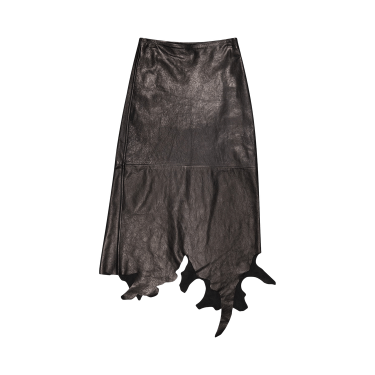 Diesel Leather Skirt "Black"