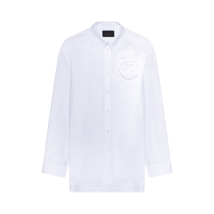 Simone Rocha Pressed Rosette Easy Shirt "White"