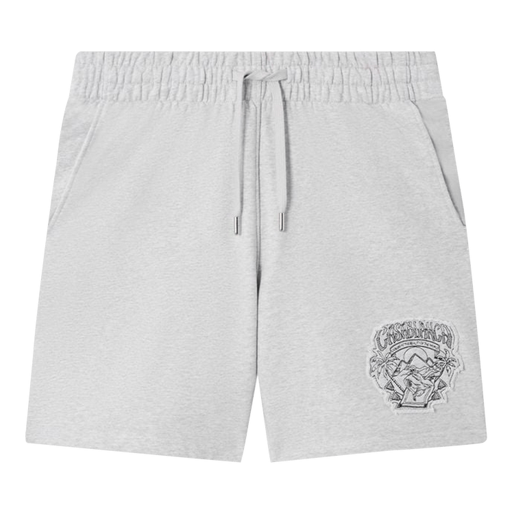 Casablanca Eveil Ancestral Applique Classic Shorts "Grey"