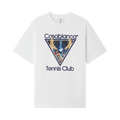 Casablanca Monde Perdu Tennis Club Icon Printed Classic T-Shirt "White"