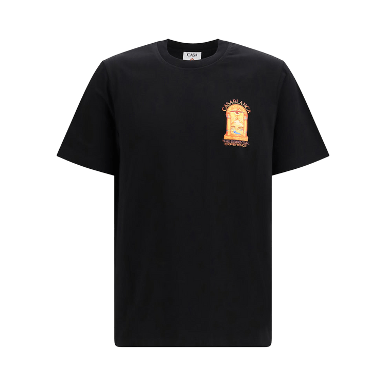 Casablanca Hermons Mirage Arch Printed Classic T-Shirt "Black"